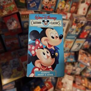 Walt Disney Cartoon Classics Vol. 6 Starring Mickey And Minnie VHS New & Sealed